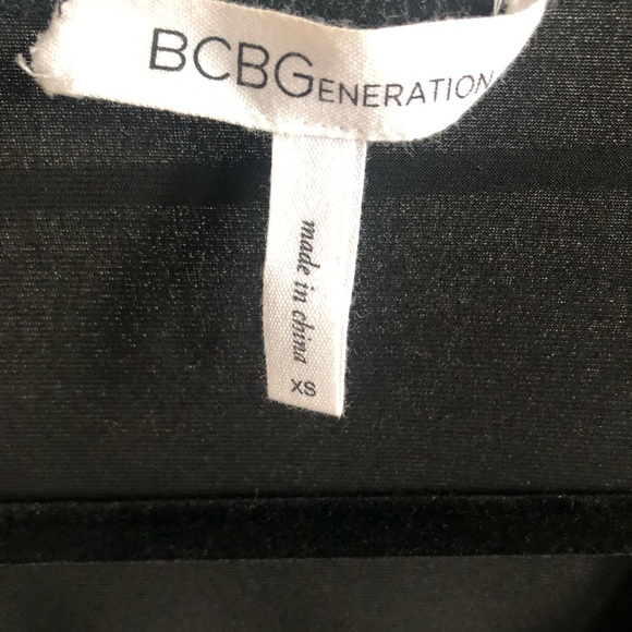 Black open back jersey pant suit - Picture 6 of 6